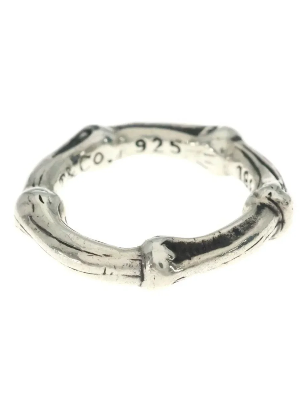 Tiffany & Co Vintage Bamboo Ring Silver